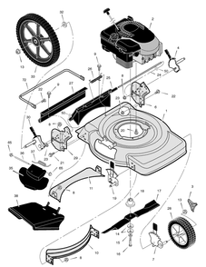 Part Location Diagram of F-040417L Murray Instruction Book